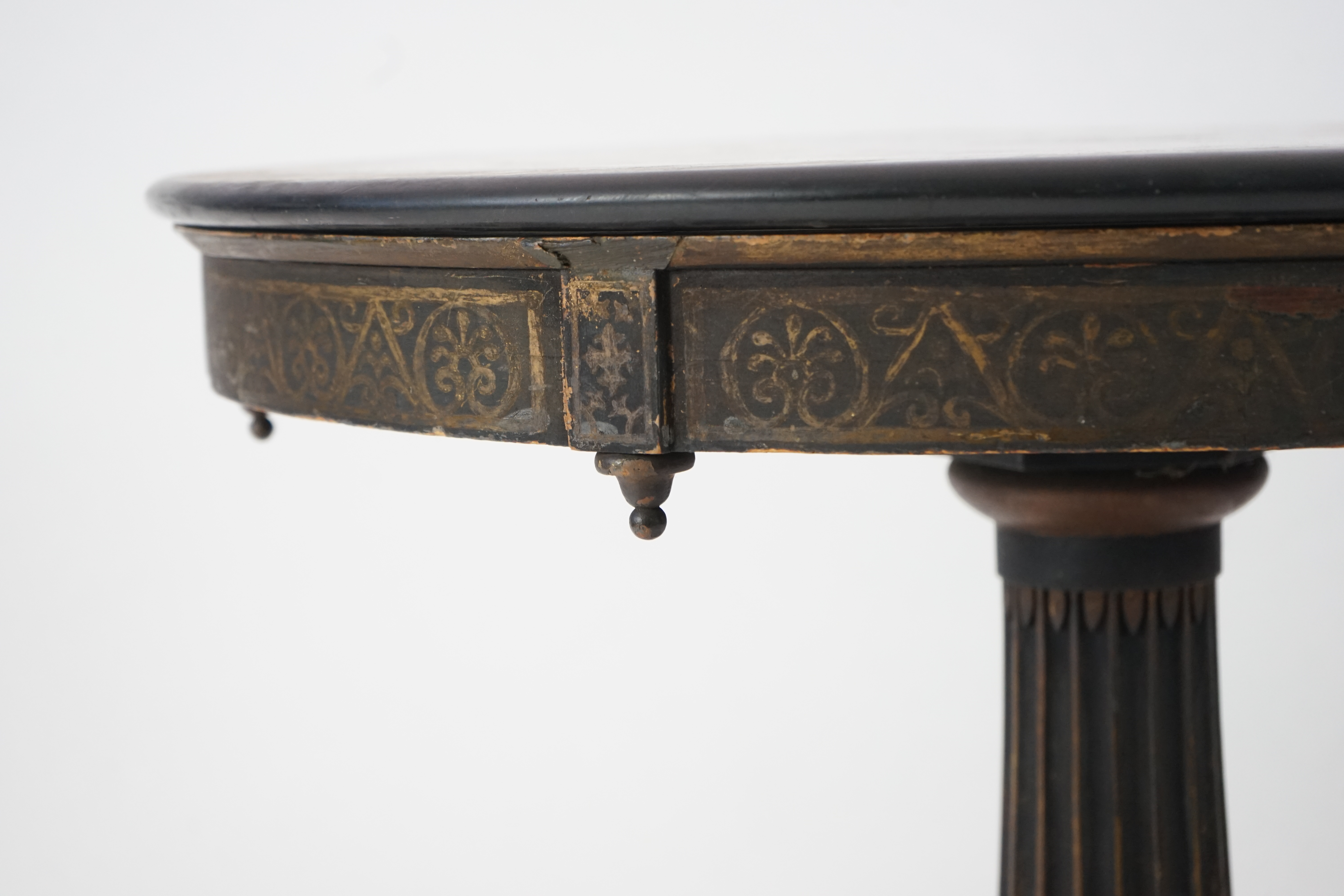 A 19th century Italian micro mosaic and specimen marble topped centre table